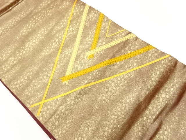JAPANESE NAGOYA OBI / EMBROIDERY / ABSTRACT